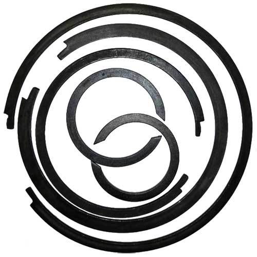 Snap Ring - Metal, 10-200 Grams Weight | Black Finish for Earth Moving Machinery