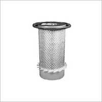 Galvanized Surface Automotive Engine Air Filter Outer - Color: Silver And Black