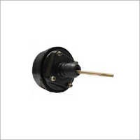 Brake Booster - Metal, 12 X 12 X 6 Cm, Matte Black | Hydraulic Method, Single Push Rod Connection, Grease Lubricated, Low Noise, 5 Ton Capacity, -40â°c To 120â°c Operating Range, 1-year Warranty