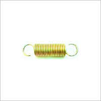 Brake Pedal Spring - Steel Material, Standard Dimensions, Gold Finish | Rust-resistant Coating, Hooks On Both Ends, Polished Finish