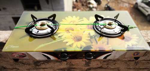 Two Burner Glass top gas stove