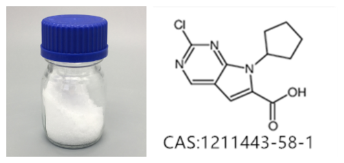 Ribociclib Intermediate/ 2-chloro-7-cyclopentyl-7H-pyrrolo[2,3-d]pyrimidine-6-carb CAS 1211443-58-1