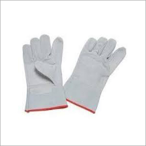 Safety Cotton Gloves - Cotton, Multiple Sizes, Off-White | Adjustable Ties, Knitted Wrist, Straight Thumb, Lightweight, Tear Resistant