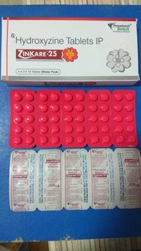 Hydroxyzine 10 mg, 25 mg, 75 mg