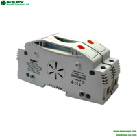 1500V DC Solar Fuse Holder pv fuse holder match 10X85mm 14X85mm PV fuses