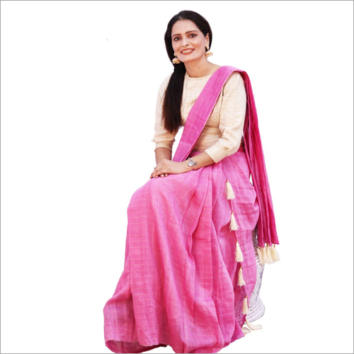 Available In Multicolor Ladies Designer Khadi Saree