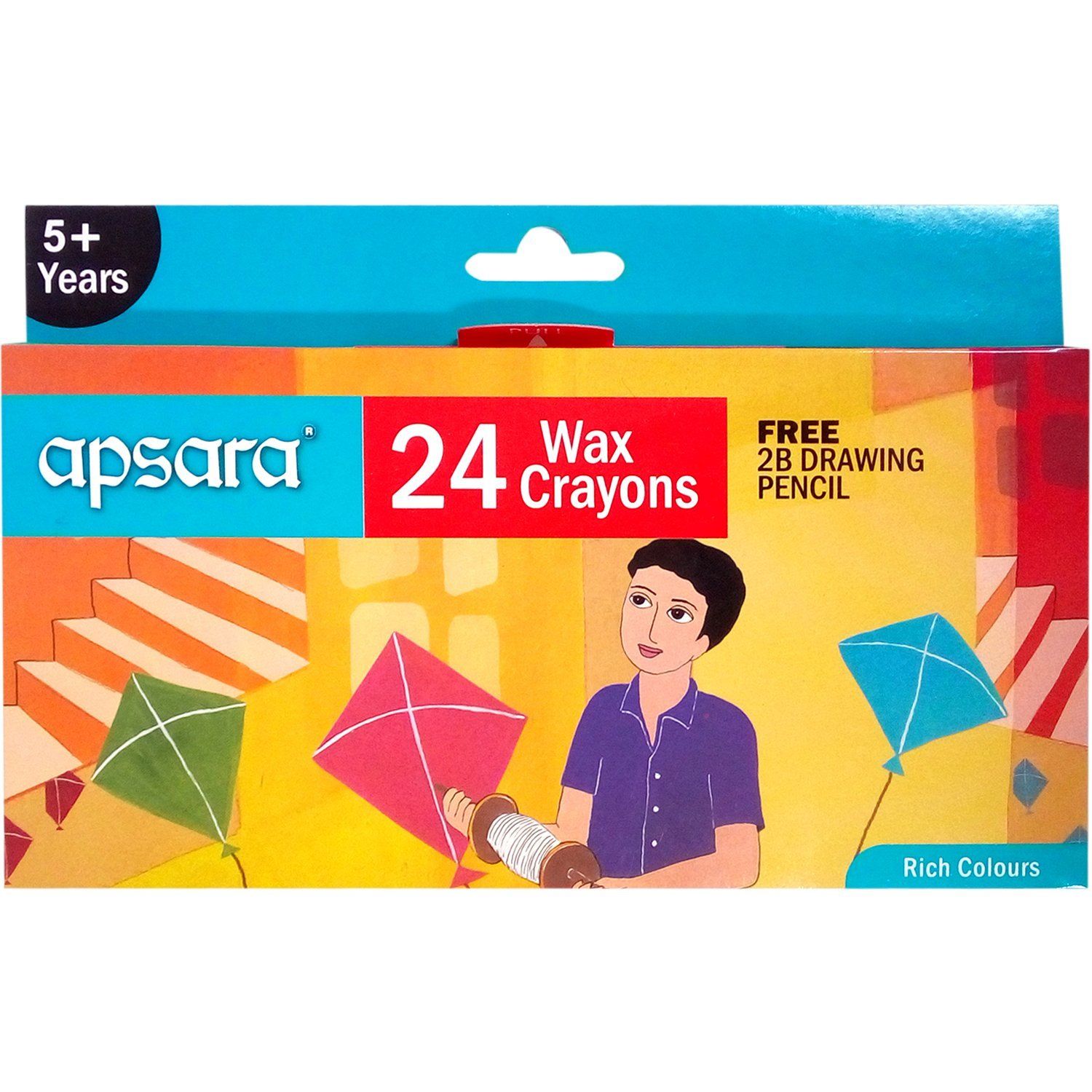 Apsara Wax Crayons 24 Colours