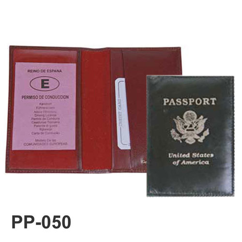 genuine leather passport holder