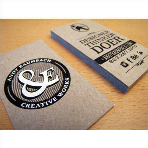 Printed Visiting Card Size: Customize