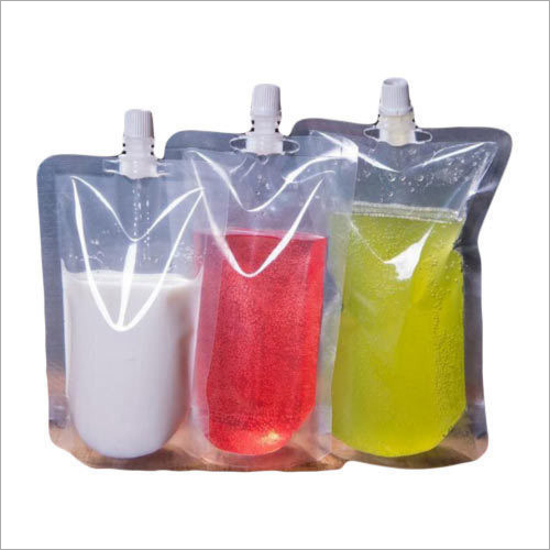 Available In Multicolor Liquid Spout Pouch