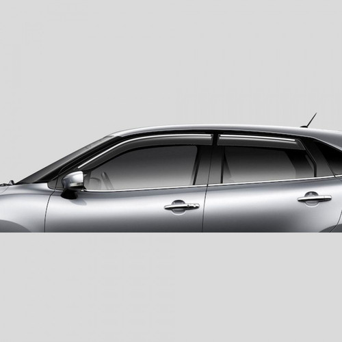 Door Visors  Silver line