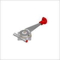 Accelerator Lever - Metal , Polished Finish , Silver And Red Color , Corrosion Resistant Coating , Designed For Automobiles