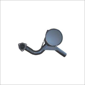 SILENCER WITH PIPE LOCATOR