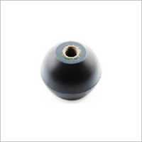 Gear Lever Knob - Plastic With Metal Insert, Standard Dimensions, Classic Black Color | Threaded Connection, Corrosion-resistant, Polished Finish