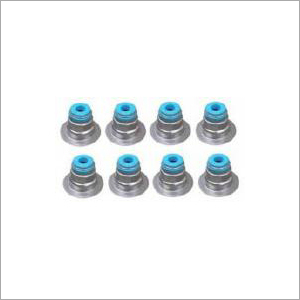 Standard Dimensions Valve Stem Seal - Color: Blue And Metallic Silver