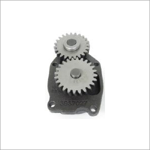 Mild Steel OIL PUMP ASSY - Cast Iron & Steel, 120mm x 100mm x 50mm, Black & Silver | Rust-Proof, Oil-Based Lubrication, Mechanical Drive