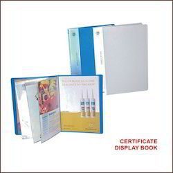 Polypropylene Certificate Display Books