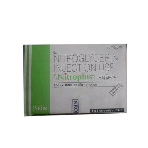 Nitroglycerin Injection Usp Dry Place