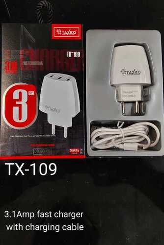 Tx-109 3.1amp Charger With 3 Usb Port