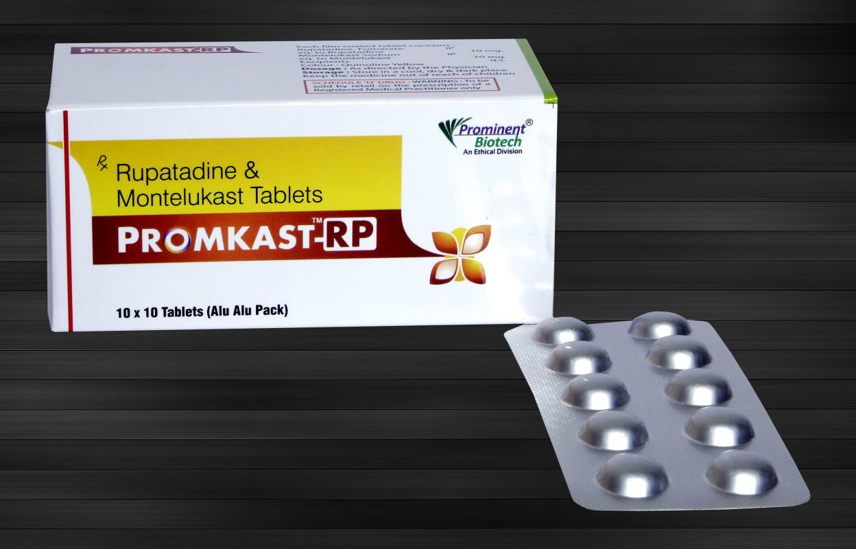 Montelukast Sodium 10 mg & Rupatadine 10 mg