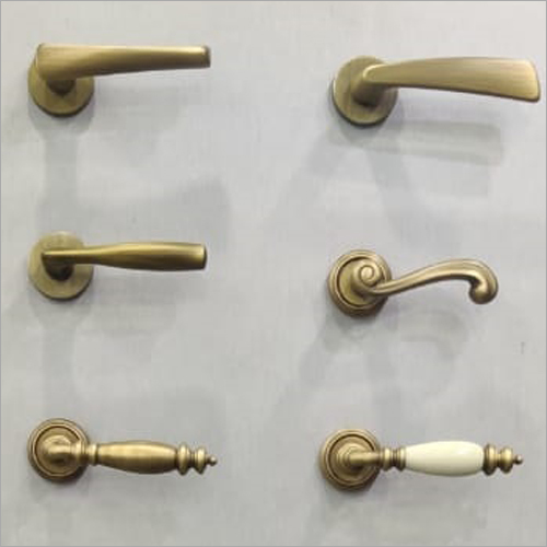 Brass Designer Mortise Door Handle