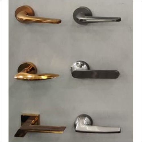 Brass Modern Mortise Door Handle
