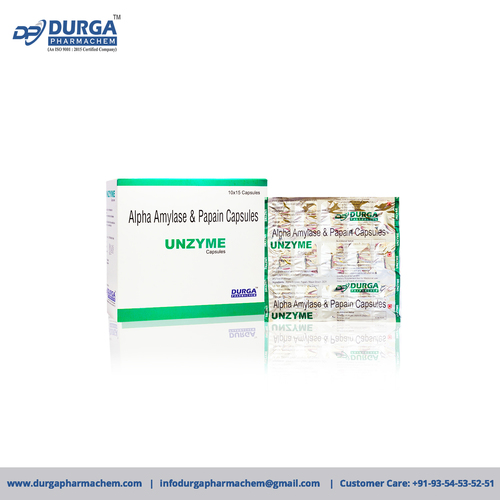 Alpha Amylase 100 mg + Papain 60 mg