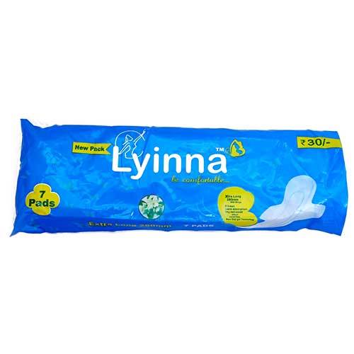 White Odour Free Lyinna Sanitary Napkin