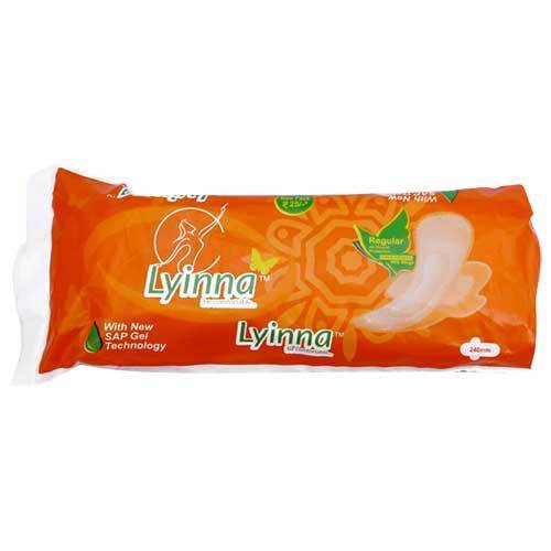 White Lyinna Sanitary Napkin