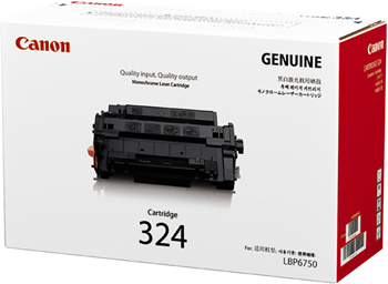 Canon 324 Toner Cartridge - Black, 6000 Page Yield | Compatible with Canon LBP 6750DN / 6780X Printers