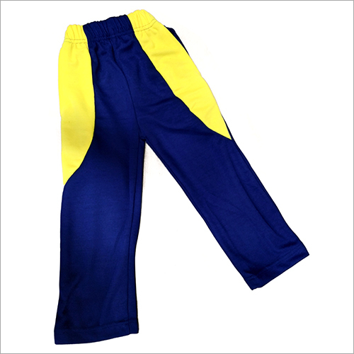Blue & Yellow Mens Polyester Lower
