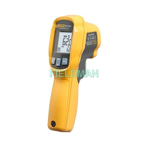 Fluke-62Max - IR Thermometer -30C to 500C, D:S - 10:1, IP-54 By FIELDMAN CONTROL SYSTEM