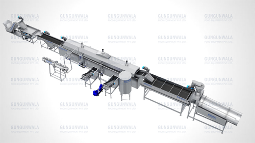 Automatic Chips Making Plant Capacity: 100/200/300/500 Kg /Hrs Kg/Hr