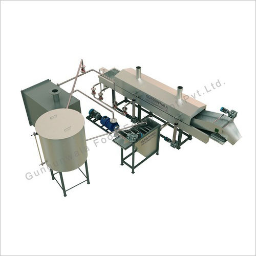 Automatic Continuous Food Fryers Capacity: 150/250/300/500/700/1000 Kg/Hrs Kg/Hr