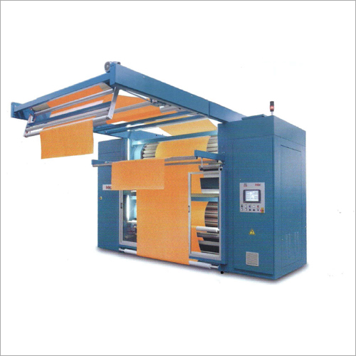 Blue Fabric Raising Machine