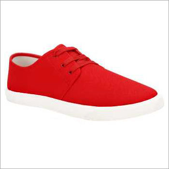 cheap red canvas shoes