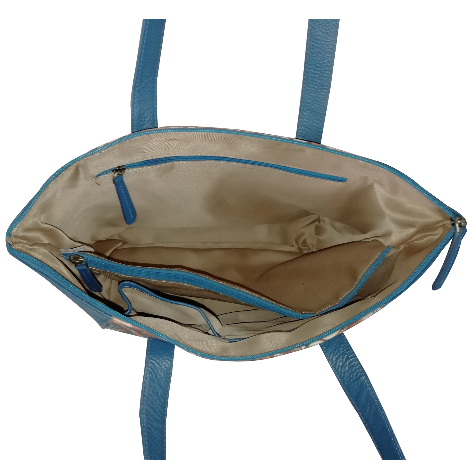 New Hand Painted Leather Tote For Women