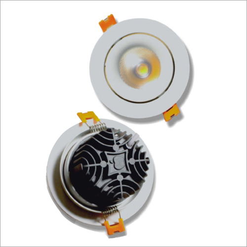 LED COB Light - Aluminum Alloy, Diameter Varies, Color Temperature 2700-3000K, Input Voltage 220-240V | Elegant Design, Flexible Spring Clamp, Energy Efficient, Rust & Heat Resistant