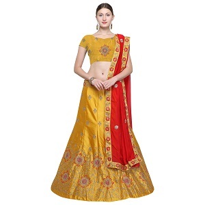 Silk Lehanga Choli