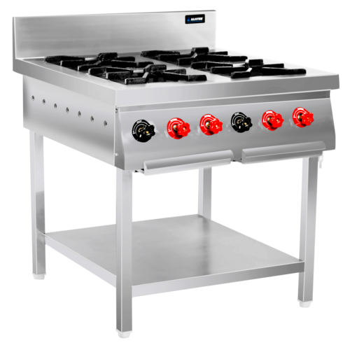 Four Burner  Gas Range   With Splash-Back Height: 32 Inch (In)