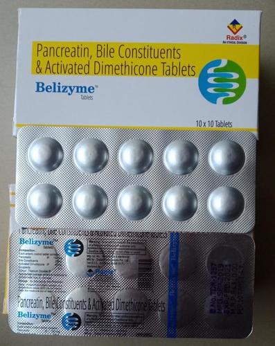 Pancreatin Bile Constituents 25 mg And Dimethicone