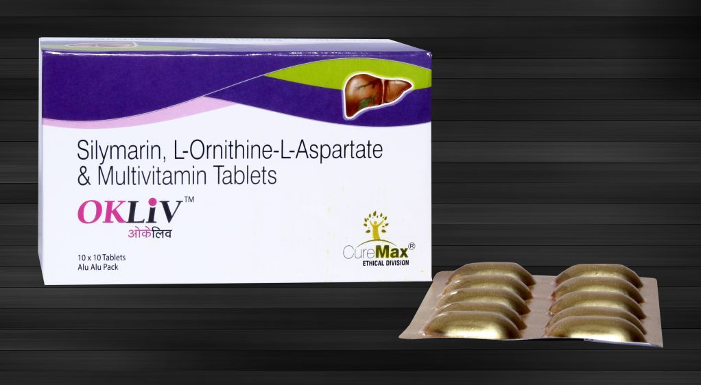 Silymarin,L-Omithine L-Aspartate,Thiamine Mononitrate,Vit. B2,Vit. B6,Niacinamide,Cal. Panto,Vit B12