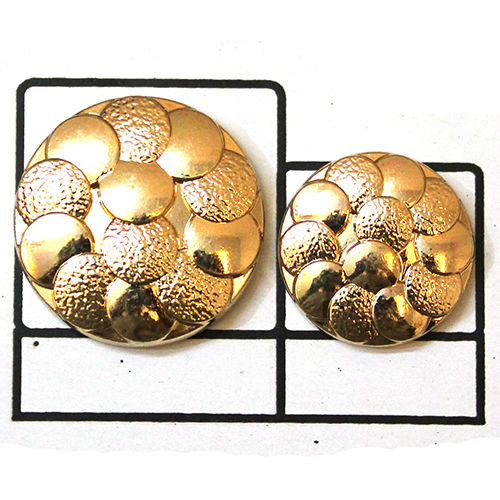 Golden Metal Button