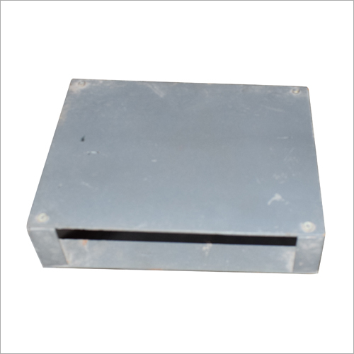 Steel Junction Box - Heavy Duty Design, Compact Size, Silver Finish | Industrial Application, Precision-Made for Device Protection
