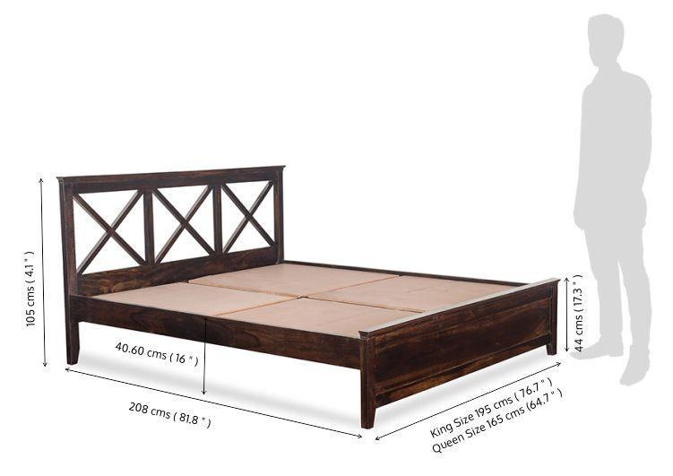 Solid Wood Bed Crossfit