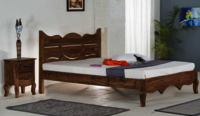 Solid wood bed Monarch Two trolly