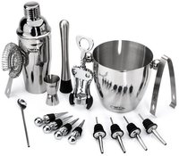 Bar Tool Set with Ice Bucket 16 pcs
