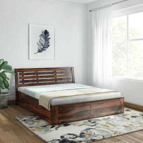 Solid wood bed floorbase Stripe