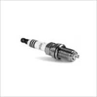Spark Plug - Metal And Ceramic, Standard Size, Silver And White | Nickel-plated For Corrosion Resistance, Lightweight 45g, High Thermal Resistance