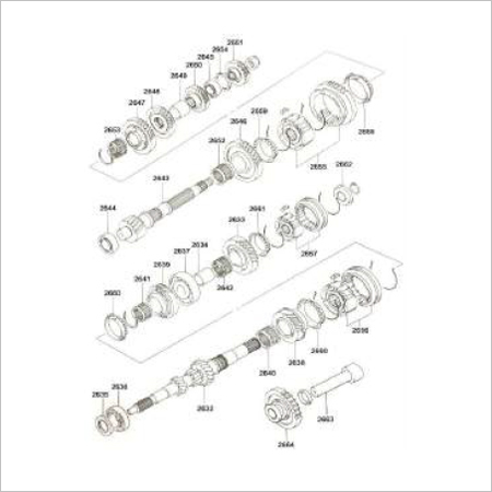 Hub Assy High Speed Sync For Automotive Applications - Color: Silver